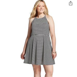 Mossimo Black and White Striped Dress